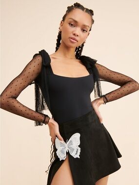 Free People Tongue Tied Bodysuit- NWT, XS